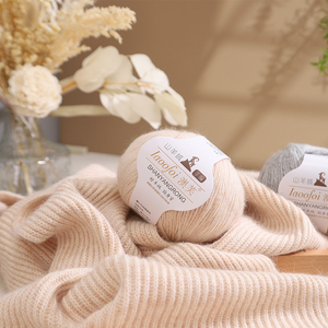 羊绒线100%正品手工编织中粗围巾线 diy毛衣宝宝羊毛线团纯山羊绒