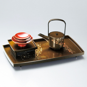 日本直邮:纪州漆器 梨地香琳 胴張屠蘇器手作高档漆器屠苏器套装