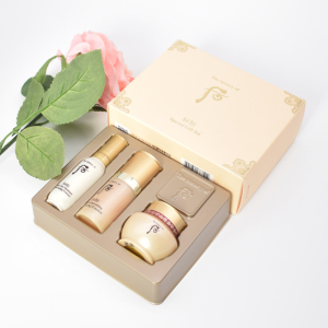 whoo后 秘贴自生精华中样循环密贴小样三件套盒3件护肤品旅行套装