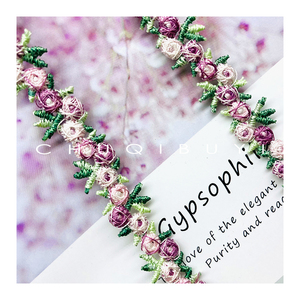 花边辅料外贸尾单玫瑰庄园森系蕾丝刺绣边bjd娃衣手工diy装饰带