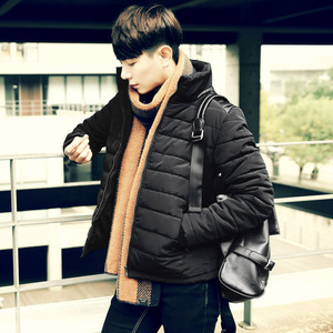 [转卖]AMH男装韩版新款纯色短款立领男士保暖棉衣外套男颜色