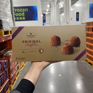 山姆 原味松露状代可可脂巧克力比利时进口零食礼盒独立包装烘焙