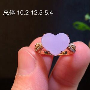紫罗兰心形翡翠