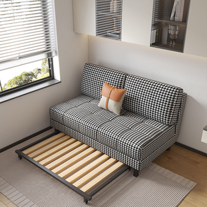 书房坐卧一体沙发床客厅一米二折叠式直排一米五1.5米1.2两用沙发