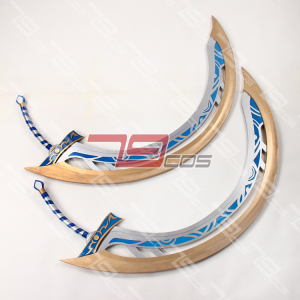 79cos伊苏8达娜的安魂曲达娜圆月双刀cosplay精品武器道具定做