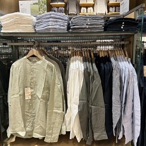 无印良品法国袖衫