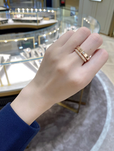 戒指18k玫瑰金情侣对戒