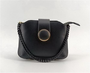 搭扣包包女复古链条