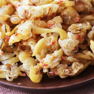 海鲜干货零食丹东特产黄蚬子干即食无沙蛤蜊肉干 去内脏 500g