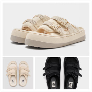 eytys 迪丽热巴 杨超越同款22新款工装厚底松糕底凉鞋拖鞋面包鞋