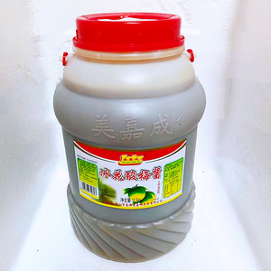 23斤大桶餐饮装冰花酸梅酱酸甜梅子酱烤鸭鹅烧鹅蘸酱11.5kg美嘉成