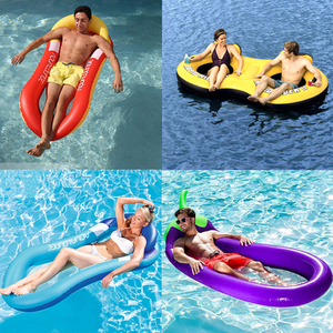 超大充气茄子浮床浮排成人儿童水上漂流游泳圈漂浮躺椅香蕉柠檬
