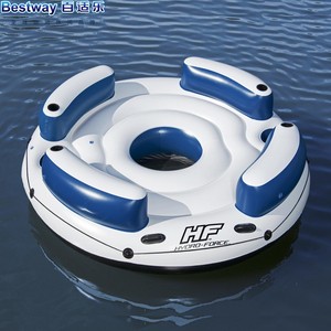水上浮台漂充气浮垫游泳气垫床沙发躺椅浮板浮岛海上用品