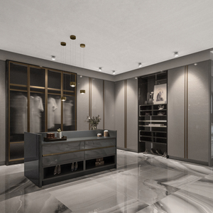 vifa威法高端定制同款衣柜珍珠杏珍珠灰厨柜衣帽间轻奢全屋定制