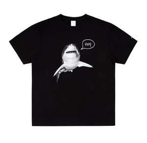 NOAH 19SS Earth First! Tee鲨鱼 环保 地球第一 裂心短袖男女T恤