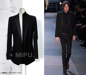 mipu家hedi经典吸烟装slp风格西装外套实拍出货独家升级