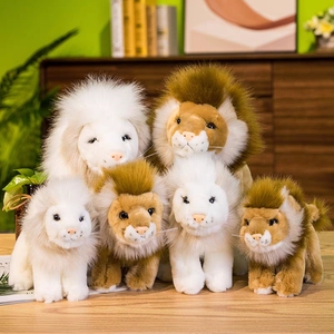 仿真狮子毛绒玩具可爱小狮子王公仔动物玩偶儿童生日礼物男孩娃娃