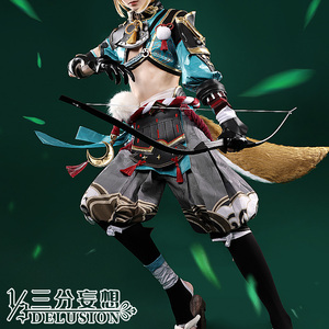 三分妄想原神cos服五郎cos动漫服装耳朵cosplay男装游戏全套装c服