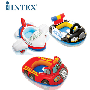 INTEX女童小汽车飞机婴儿幼游泳圈儿童坐圈男孩宝宝座圈2二3岁6月