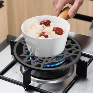 架托灶锅架圆形支架锅垫放锅烤架液化气坐式放锅架燃气灶支撑架