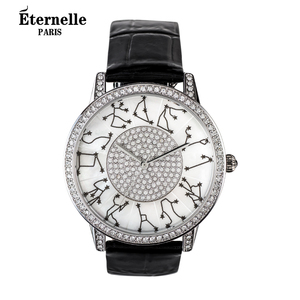 法国eternelle奥地利水晶手表 欧美时尚腕表石英表走秀款时装表