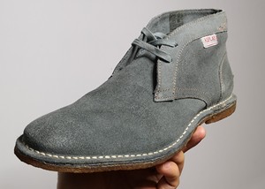 现货Replay男式牛皮反绒高帮系带沙漠靴休闲鞋美国购买新款特价
