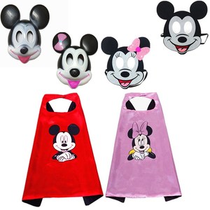 儿童卡通米妮面具 发光发声动漫面具 动画片米老鼠表演道具