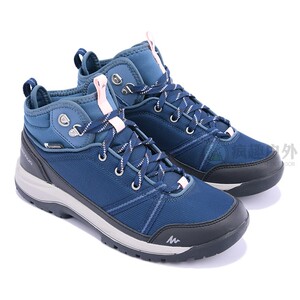 迪卡侬nh150男女户外旅游登山鞋专业徒步防水防滑秋冬中帮休闲鞋