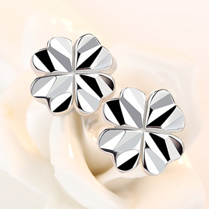 440人付款淘宝纯银耳钉999纯银女正品 千足耳环百搭防过敏 纯银 女