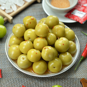 广西酸嘢酸甜李子柳州冰糖酸酸野水果酸泡李子腌制罐装700g