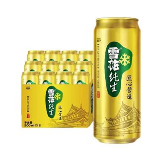 雪花纯生啤酒24罐