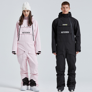 新品滑雪服男女连体套装滑雪衣裤防风防水保暖户外单双板滑雪装备