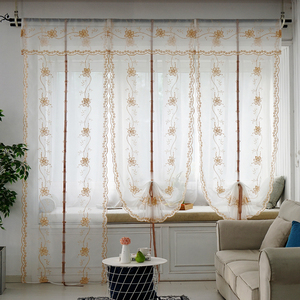 罗马帘扇形欧式纱