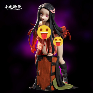 鬼灭之刃gki灶门祢豆子箱子跪姿动漫美少女二次元妈见打可脱手办