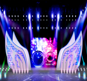 直播背景布舞台