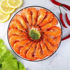 盐田虾白灼虾整箱10盒大虾香虾熟冻新鲜基围虾南美甜虾商用