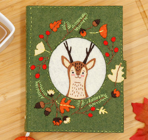 丛林密语日记笔记本韩国小清新 不织布手工diy制作布艺创意材料包