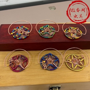 5紫铜彩簧蝈蝈叫罐响簧 配55罐 60罐 65罐蝈蝈罐用具