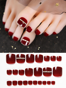 可穿戴美甲穿戴式红色