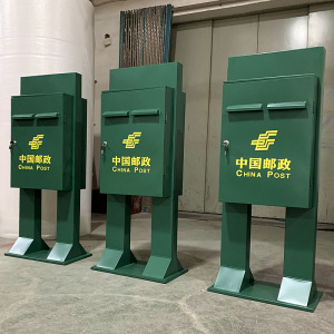 定做铁艺中国邮政信箱邮筒摆件室外信箱邮箱酒吧咖啡厅店铺开业