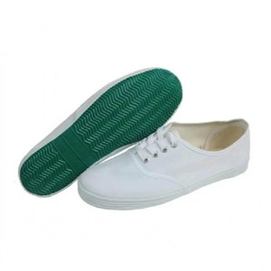 国途白布鞋青岛环球复古白球鞋系带白网鞋小白鞋女帆布鞋体操鞋
