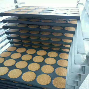 商用24连圆芝麻薄脆饼烤盘瓦片瓜子酥不粘模具大烤箱磨具40×60cm