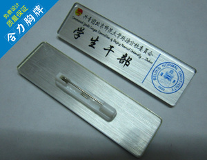 共青团北师大珠海分校委员会 学生干部 胸牌 有机 工牌 徽章 定做