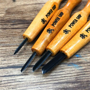 三木章日本木板雕刻刀手工版画美术刻刀篆刻单支橡皮章雕刻笔刀