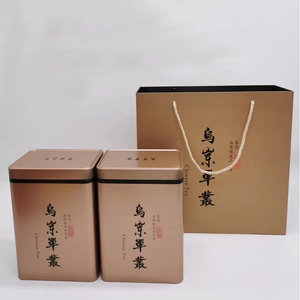 茶业潮州凤凰乌岽单枞炭焙单丛杏仁香茶又名锯朵仔铁盒装500g0人付款