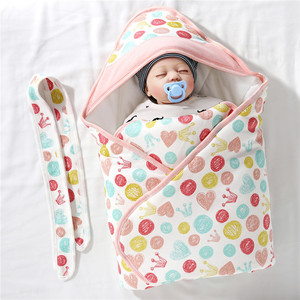 一诺毛巾1688淘宝宝宝包被新生婴儿纯棉春秋春季初生小襁褓包裹被产