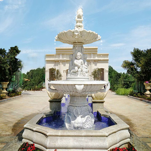 园林景观汉白玉小区摆件人物雕像庭院落地田园艾志雕塑旗舰店445