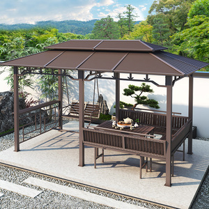 户外凉亭葡萄架别墅庭院现代移动花园亭子室外露台露天楼顶阳台