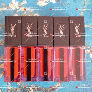 ysl新品奢华缎面水光唇釉610 612 613 615 618