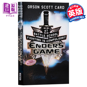 现货 【中商原版】Ender's Game 安德的游戏 英文原版小说  外国正版电影原著小说 科幻小说